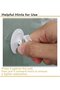 Suction cups with clips - 12-pack - 40mm - Suction cup clips - Shower curtain clips - Suitable for bathrooms, kitchens, and refrigerators - White - 2