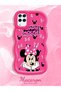 Samsung Galaxy A12 4G/5G Compatible Wavy Frame Mouse Cartoon Patterned Quality Silicone Case