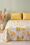 Yellow Daisy Double Printed Pique & Bedspread 210X230 cm
