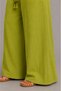 Cotton Muslin Fabric Summer Sweat-Repellent Cotton High Waist Wide Leg Palazzo Women's Trousers - 3