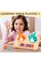 Kids Math Manipulatives Homeschool Supplies, Preschool Learning Toys for Toddlers 2-4 Years, Math Game Number Blocks Montessori Toys for 3 4 5 Year Old Boys Girls Preschool Kindergarten - 6