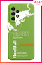 Pistachio Green the Green Edition Patterned Inside Velvet Silicone Case for Samsung Galaxy A53