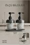 Set of 2 Glass Liquid Soap Dispensers |   Hand and Dish Soap |   Bathroom Organizer with Stand |   425 ml X 2 - 8