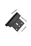 Heavy-Duty Reinforced Home Security Door Lock, Easy Screw Installation Child-Safe Anti-Pry Lock for Bedroom & Bathroom (Black) - 4