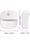LED night light with motion sensor, 6-pack night lights with motion sensor and battery, self-adhesive stair closet lighting, warm white - 5