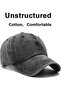 Baseball cap, golf cap, dad cap, adjustable classic low brim, cotton unstructured solid color cap, unisex. - 3