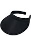 A versatile black summer sun hat with UV protection and a hair clip design.