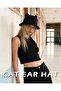 Women's cat ear bucket hat, solid color bucket hat, women's folding sun hat, Y2K style. - 3