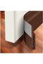 Door seal - Door opening insulation, 100 cm door damper sound insulation, entrance door protection, brown cold air blocker