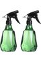 Set of 2 Reusable 500ml Spray Bottles for Plants, Misting, Garden Maintenance, and Hair Care