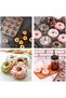 Donut Molds - 1 Piece - Mini Non-stick Donut Molds - 12 Molds - Carbon Steel - Suitable for baking bagels and other pastries. - 4
