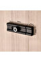 Two Black Barrel Bolt Latches 3.9-Inch Aluminum Alloy Sliding Doors Barns Sheds - 2