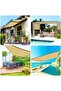 2 x 2 m beige rectangular shade net for garden - plant protection - UV-resistant - 4