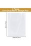 10 extra-large 100 x 152 cm clear plastic storage bags, reusable moving bags, large plush toy storage bags, suitcases, clothing storage bags - 2