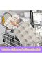 2-Piece Metal-Reinforced Food-Grade Silicone Baking Pans, Non-Stick Quiche & Cupcake Molds - 4