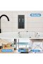 Wall-mounted soap dispenser with 2 x 400ml push-button dispensers, no drilling required. For shampoo, soap, and lotion; for bathrooms and kitchens - 2