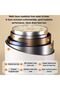 2600ml insulated food container, portable stainless steel food thermos with 3 compartments, suitable for office use and outdoor picnics (white). - 3