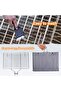 Stainless Steel BBQ Grilling Basket with Handle Brush and Storage Bag-32x22cm - 3