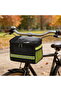 Waterproof Front Bicycle Handlebar & Top Tube Bag with Phone Holder (green).