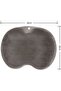 2-Pack Silicone Bathroom Mat, shower foot scrub & massage mat, anti-slip suction cup, grey 28x20cm - 2