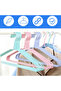 20 hangers, suitable for suits, T-shirts, shirts, and jackets (blue). - 4