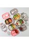 Leak-proof lunch box for adults and children - Microwave and dishwasher safe - 1110 ml - Gray (19x13x13 cm) - 4