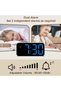 Digital Alarm Clock - RGB Bedroom Alarm Clock - Large Display - Dual Alarms - 3 Volume Levels - White - 4