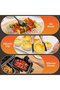 Accessories - 4-Piece Set - Silicone Mold Accessory Set for Philips Dual Basket Air Fryer Series 3000 6L/3L - NA350 - 4