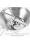 Manual food blender, perfect for salads and vegetables, made of stainless steel, easy to clean - ideal for all textures. - 4
