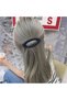 4 pieces ellipse hairpins for women, thick hair, automatic, large, classic, matte, French hair clip set for women and girls, hair accessories - 5