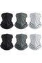 6-Piece Summer UV Protection Cooling Neck Wardrobe and Face Mask, Scarf, Sun Protection, Breathable Headscarf