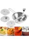 Manual food blender, perfect for salads and vegetables, made of stainless steel, easy to clean - ideal for all textures. - 5