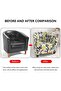 Extendable Soft Breathable Chair Covers Removable Washable Protective Covers for Bar Counter Tabletop Dining Living Room Office - 5