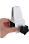 Adjustable aluminum alloy desktop partition clip, stable base for glass or wooden partitions, movable and fixed, suitable for professional workspaces. - 3