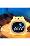 Cute silicone bear night light, LED color-changing light, USB rechargeable, timer, 8 dimmable colors, sleep aid, bedroom night light. - 4