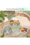 Kids' insulated lunch box, 1.2L stainless steel, leak-proof, BPA-free, comes with a spoon - suitable for work, outdoor, and school use. - 5