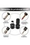 Two hexagonal socket adapters, 1/2 to 1/4 hexagonal internal thread telescopic socket adapters, impact wrench socket converters - 7