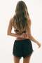 Lace-trimmed satin shorts - 4