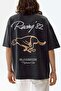 Oversized Fit Printed cotton T-shirt - 4