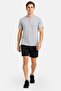 Men Slim Fit Short Sleeve Training T-Shirt, Pale Grey - 4