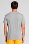 Men Sportswear Fit Short Sleeve Outdoor T-Shirt, Heather Grey - 4