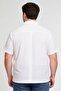 Men Regular Fit Textured Short Sleeve Casual Shirt, White - 2