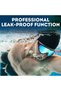 Swimming goggles for men and women, waterproof, anti-fog, UV protection, wide field of vision, leak-proof - black - 5