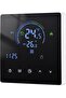 Digital LCD room thermostat, wall-mounted thermostat, recessed installation, underfloor heating, indoor thermometer