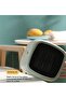 Suitable for Tabletop Ceramic Fan Heater Mini Electric 450-800W 2 Heat Settings White - 3