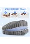 Leg pillow for side sleepers, nighttime knee pillow (memory foam) - Relief of sciatica, pain in legs, knees and ankles (grey) - 2