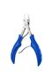 Blue nail clippers - Thickened - Hand-forged - Wide mouth - 18mm blade - 25-degree angle