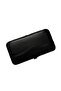 Faux leather tweezers storage bag, eyelash extension scissors, empty box, eyelash brush, tweezers trimming tools, black - 2
