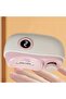 USB Rechargeable 3-Speed Silent Electric Nail Trimmer with Collector & LED Light (Pink) - 2