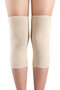 Volleyball knee pads, a pair of beige elastic knee pads, 28 x 12 cm, non-slip, breathable and elastic, suitable for fitness and yoga.